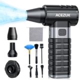 Aria Compressa Elettrico Rimuovi Polvere, Air Duster Soffiatore PC con Batteria Ricaricabile Per PC, Tastiera, Ufficio, Auto, Puliz