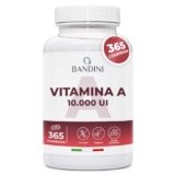 Bandini® Vitamina A Pura, 365 Microcompresse Vegane (1+ Anno di fornitura), Contribuisce al Mantenimento di Pelle e Vista Normali, Acetato di Retinile, Alternativa a Vitamina A Gocce, No OGM