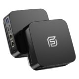 FUNYET Mini PC Laptop,Win 11 Pro,Portatile 16 GB de RAM DDR4, SSD de 512 GB, Procesador N95 (hasta 3,4 GHz), HDMI+ DisplayPort/RJ45 x2/WiFi/Bluetooth 5.0/USB 3.2, Compatible con Pantallas 4K, Negro