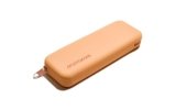 Muitomas, Astuccio in Silicone Soft Touch, Morbido Portapenne con Chiusura a Zip, Dimensioni Compatte 19 x7,5 cm, Colore Peach Fuzz