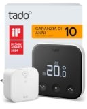 tado° termostato intelligente X – Starter Kit, termostato ambiente cablato e Bridge X, controllo del riscaldamento tramite app e smart speaker (Alexa, Siri, Google)