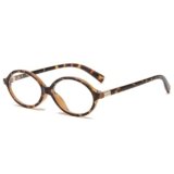 LJCZKA Occhiali Luce Blu Ovali Donna Montatura Occhiali da Vista Donna Ovali Anti Affaticamento per Computer Gioco Lettura