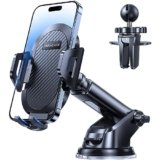 Miracase Porta Cellulare Auto, [Livello Militare Aspirazione Affidabile] Supproto Telefono Auto Universale, Per il Cruscotto & Bocchette di Aerazione E Parabrezza Adatto a Tutti Smartphone