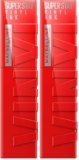 Maybelline New York Tinta Labbra a Lunga Tenuta Superstay Vinyl Ink, Per un Effetto Vinilico fino a 16H, Finish Luminoso e Senza Sbavature, Formula Vegana, Tonalità: 25 RED-HOT (Confezione da 2)