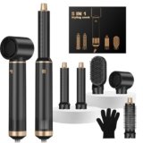 Asciugacapelli 5 in 1, Airstyler 5 in 1, Hairstyler 5 in 1 Multifunzione Phon Capelli, Spazzola Asciugacapelli Per Dare Volume Ai Capelli, Lisciare, Arricciare, Ioni Air Curler Brush,Strumenti Capelli
