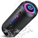 taopodo Cassa Bluetooth Portatile 30W, Potente Altoparlante Bluetooth, Doppio basso driver, 30 Ore di Autonomia, IP7 Impermeabile Speaker Bluetooth, RGB Luci, TWS Accoppiamento, AUX, TF Scheda, Nero