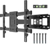 BONTEC Supporto da Parete per TV da LED LCD 32-85 pollici, Staffa TV con Movimento Inclinabile ed Estendibile, per Muro Staffa Ultra Resistente a 60kg, Max VESA 600x400mm