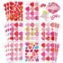 Heart Stickers for Kids, Valentines Day Colorful Heart Stickers Valentine’s Day Love Decorative Stickers Valentine’s Day Party Favors Supplies
