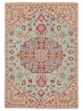 RugVista Yannike, Tappeto, 160 x 230 cm, Rettangolare, Pelo medio, Soggiorno, Camera da letto, Lavabile solo a secco, Rosa/Multi