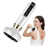 Velora Massaggiatore Anti Cellulite, 12 Dispositivo Elettrico Guasha Regolabile, Massaggiatore Anticellulite Vuoto Massaggiatore Anticellulite, Riduce il Dolore Muscolare