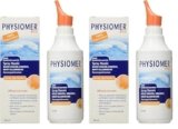 Physiomer Iper Siero di Mare Spray Nasale Ipertonico Decongestionante Adatto per Adulti e Bambini, 135ml (Confezione da 2)