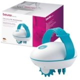 Beurer CM 51 Massaggiatore anticellulite per una pelle più soda, efficace massaggio del tessuto connettivo, rullo massaggiante elettrico con 2 livelli di intensità e impugnatura regolabile