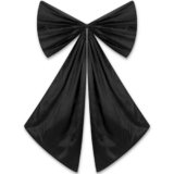 Knitgrip Large Bow Decoration Big Coquette Bow Backdrop for Birthday Party Room Wall Giant Satin Ribbon Tie Extra Large Hanging Decor for Coquette Bachelorette Bridal Supply 26 x 41 Inch(Black)