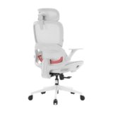 SIHOO B100-LITE Sedia da ufficio ergonomica con supporto lombare – Poggiatesta regolabile 2D e tecnologia testa sincrona, funzione basculante, rete traspirante – Sedia girevole da ufficio per home