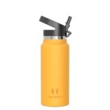 Super Sparrow Borraccia Termica 1 Litro – SwivelSip Inox Bottiglia – Senza BPA Borracce Termiche, Borraccia Ergonomica per Bambini, Scuola, Sportiva, Bici, Campeggio, Palestra