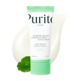 PURITO SEOUL Wonder Releaf Centella Lozione solare quotidiana, SPF50+ PA++++, Centella coreana, non bianca, lenitiva, lozione solare per il viso, K-Beauty