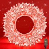 WASTROYAL 70FT Red String Lights, 210 LED Waterproof Seasonal Fairy Lights with 8 Modes, Indoor Outdoor Decorative Lighting for Christmas, Valentine’s Day, Wedding, Party, Garden