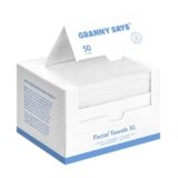 GRANNY SAYS Asciugamano usa e getta per il viso, asciugamani per il viso morbidi extra spessi, asciugamani monouso, asciugamani usa e getta post parto, salviette struccanti, salviette per viso