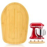 Mixer Slider Compatible with 4.5-5 QT Kitchen Aid Stand Mixers, Kitchen Countertop Storage Mover Sliding Caddy Mixer Slider Mat for Kitchen Aid Stand Mixer Accessories Attachment with Footwell