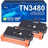 7Magic TN3480 TN3430 Cartuccia Toner Compatibile per Brother TN-3480 TN-3430 MFC-L5750DW HL-L5100DN MFC-L5700DN HL-L5100DNT HL-L5100DNT HL-L5000DN HL-L5200DW DCP-L5500DN DCP-L6600DW Nero, 2-Pack