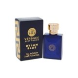 Versace Dylan Blue Homme Mini, eau de toilette classica dallo stile senza tempo, adatta come profumo quotidiano, flacone da 5 ml perfetto per chi desidera una routine di cura semplice e costante adatt