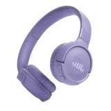 JBL Tune 520BT – Wireless On-Ear Headphones, Up to 57H Battery Life and Speed Charge, Lightweight, Comfortable and Foldable Design, Hands-Free Calls with Voice Aware (Purple)