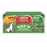 Lily’s Kitchen Cibo Umido per Cani 6er Vaschette (6 x 150g) – Multipack