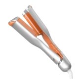 SHEGLAM Piastra per Capelli a Onde Beach Babe, Ferro arricciacapelli a doppio cilindro, Asta ondulata Temperatura Regolabile e Doppia Tensione (19mm)