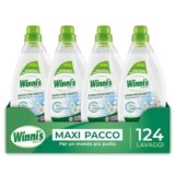 Winni’s – Ammorbidente Lavatrice Ipoallergenico Concentrato Ecoformato, 124 Lavaggi, Fragranza Fiori Bianchi, Con Perle di Profumo Biodegradabili, 775 ml x 4 Confezioni