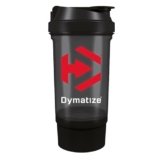 Dymatize Protein Shaker 500 ml con scomparto polvere & capsule – ermetico, lavabile in lavastoviglie, senza BPA & DEHP