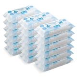 by Amazon Salviette Ultra-Delicate per Bambini 1080 salviette, Senza Profumo, 18 Confezioni da 60 (Precedentemente a Marchio Mama Bear, Stesso Prodotto)