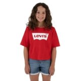 Levi’s Lvg Light Bright Cropped Top Bambine e Ragazze, Super Red, 16 anni