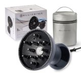 BELLISSIMA Imetec, Diffon Supreme Deluxe, Diffusore ad Aria per Capelli Ricci, Tecnologia Ceramica e Cheratina, Diffusore XL, 3 Temperature + Ionizzatore, Asciugatura Delicata, Luxury Bag