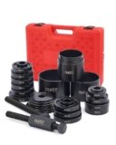 Orion Motor Tech 24 Pezzi Set di Estrattore Cuscinetti Ruota per Rimozione e Installazione Cuscinetti Ruota Anteriore con Viti Scorrevoli, 55-88 mm Boccole Universali, Manicotti, Custodia