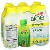 Iberia Aloe Vera Juice Drink With Aloe Pulp, Pineapple, 9.5 Fl Oz (Pack of 6)