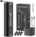 Updated Ear Wax Removal Kit, IPX7 Waterproof Ear Cleaning Tool with Clear LED Display, USB Rechargeable Electric Ear Irrigation Flushing System, Safe and Effective Electric Ear Cleaner Tool