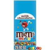 M&M’S MINIS Full Size Milk Chocolate Candy Bulk Pack, Mini Chocolate Candy Resealable Tubes, 1.08 Ounce (Pack of 24)