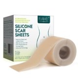Fogli Cicatriziali in Silicone, Cerotti Silicone Cicatrici, 4x300cm Cerotti Cicatrici, Tratta tutte le cicatrici Causate da Cesareo, Chirurgia, Ustioni, Cheloidi, Acne e Altro.