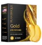 PLANTIFIQUE Patch Occhi Antirughe Donne e Uomini | Oro 24K Maschera Occhiaie e Borse | Skin Care Kit Viso Crema Contorno Occhi Idratante | 20 Paia di Cerotti