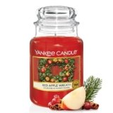 Yankee Candle Candela profumata in giara grande | Red Apple Wreath | Durata Fino a 150 Ore | regalo perfetto per le donn