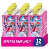 Fabuloso Detersivo Pavimenti Freschezza di Rosa 950ml, Detergente Multiuso, 100% Pulizia, Profumo per 24 ore, Formula Biodegradabile al 98%, 99% Ingredienti di Origine Naturale