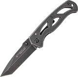 Smith & Wesson ExtremeOps CK404 6.23in High Carbon S.S. Folding Knife with 2.65in Tanto Blade and Stainless Handle for Outdoor, Tactical, Survival and EDC