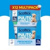 Scottex Pulito Completo Carta Igienica Umidificata, Biodegradabile, Confezione Reciclabile, 504 Salviette (12×42)