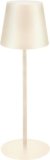 Majestic AGATA – Lampada da tavolo LED senza fili ricaricabile, Lunga durata, Dimmer Touch, Luce Calda-Naturale-Fredda, per interni ed esterni IP54, H37cm, Avorio