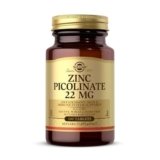 Solgar Zinc Picolinate 22 mg, 100 Tablets – Promotes Healthy Skin – Supports Immune System, Normal Taste & Vision – Antioxidant – Non-GMO, Vegan, Gluten Free, Kosher – 100 Servings