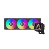 PCCOOLER CPS GT360 ARGB Display BK AIO CPU Cooler schermo IPS da 3,5 pollici TDP 310W Sistema di raffreddamento a liquido installato 3 ventole PWM ARGB, per Intel LGA 1851/1700/1200 AM5/AM4 Nero