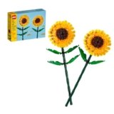 LEGO Sunflowers Building Toy for Kids, Girls and Boys Ages 8+ – Artificial Sunflowers for Home Decor and Display – Birthday Gift Idea for Lovers of Plants & Flowers – 40524