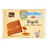 Mulino Bianco Biscotti Frollini Rigoli con Miele Millefiori Italiano, Senza Olio di Palma, 1 Kg