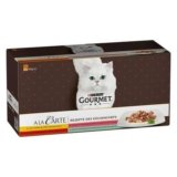 PURINA GOURMET A la Carte – cibo umido per gatti, diversi tipi, Confezione da 60 sacchetti da 85 g – Total 5100 gr