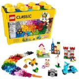LEGO Classic Large Creative Brick Box 10698 Building Set, Toy Storage Solution for Home or Classrooms, Interactive Building Toy for Kids, Boys, and Girls
